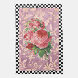 Harlequin Roses Theedoek