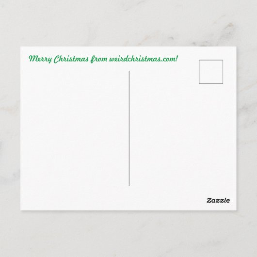 Harlequin, Santa, kerstman Briefkaart (Achterkant)