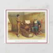 Harlequin, Santa, kerstman Briefkaart (Voorkant)