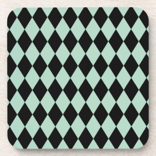 Harlequin Seafoam en Black Drankjes Onderzetter