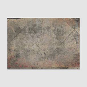 Harlequin Sepia Bruin Zwart Grunge Textuur Tissuepapier