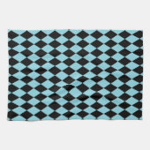 Harlequin Sky en Black Theedoek (Horizontaal)