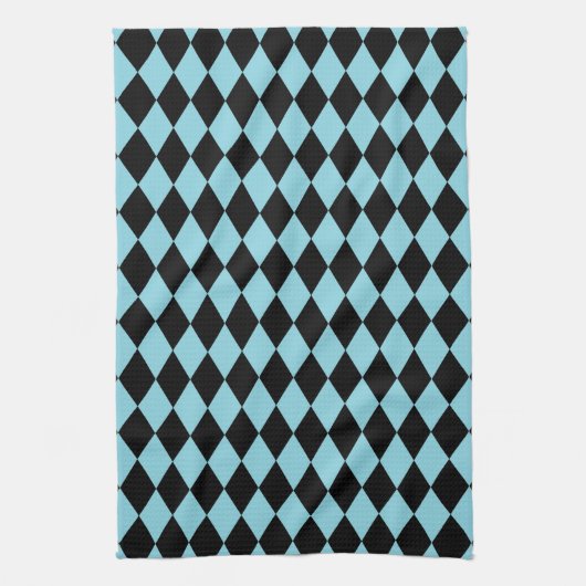 Harlequin Sky en Black Theedoek (Verticaal)