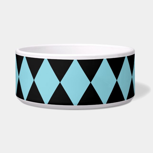 Harlequin Sky en Black Voerbakje (Voorkant)