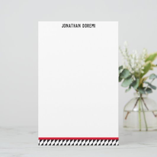 Harlequin Slant Briefpapier (Staand voorkant)