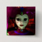 Harlequin Speelgoed Vierkante Button 5,1 Cm (Voorkant)