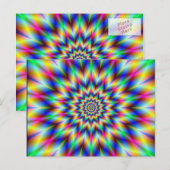 Harlequin Star Briefkaart (Voorkant / Achterkant)