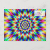 Harlequin Star Briefkaart (Achterkant)