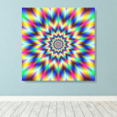 Harlequin Star Canvas Afdruk (Insitu (Houten vloer))