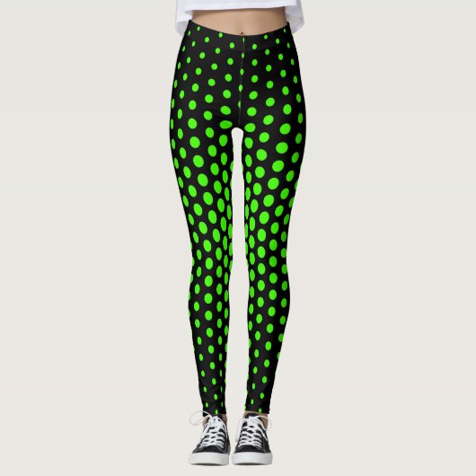 Harlequin Techno Dot Pattern Leggings (Voorkant)