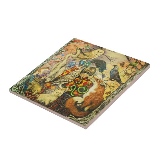 harlequin tegeltje (Zijkant)