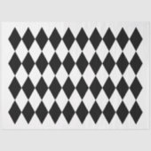 Harlequin tissuepapier - zwart-wit (Voorkant)