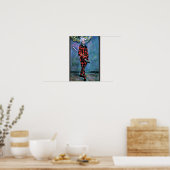 Harlequin van Paul Cézanne (Beste kwaliteit) Poster (Keuken)