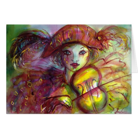 HARLEQUIN / Venetiaans carnaval (Voorkant Horizontaal)