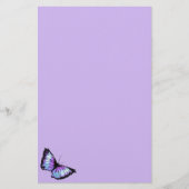 Harlequin (Violet Butterfly) Briefpapier (Voorkant)