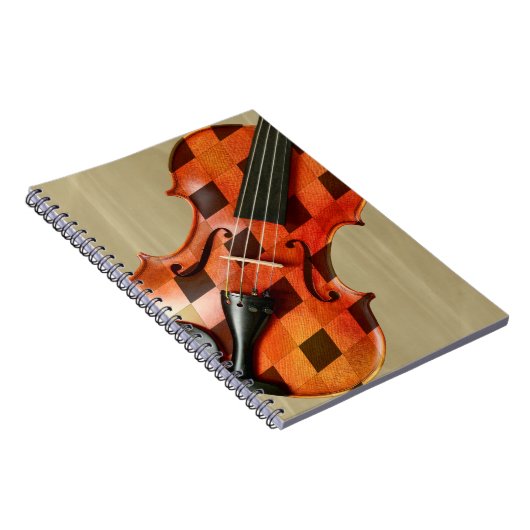 Harlequin Violin Notitieboek (Rechterzijde)