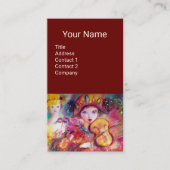 HARLEQUIN VIOLIN PLAYER-muziek, decor, theaterarti Visitekaartje (Voorkant)