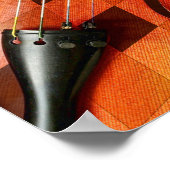 Harlequin Violin Poster (Hoek)