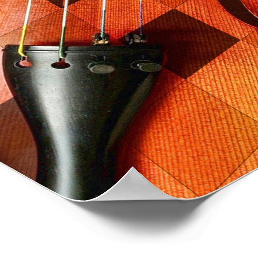 Harlequin Violin Poster (Hoek)