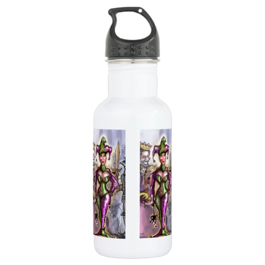 Harlequin Waterfles (Achterkant)