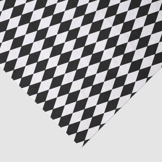 Harlequin-weefselpapier Kleur aanpassen met zwart Tissuepapier (Detail)