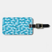 Harlequin winterpatroon bagagelabel (Voorkant horizontaal)