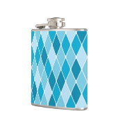 Harlequin winterpatroon heupfles (Links)