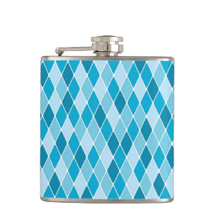 Harlequin winterpatroon heupfles