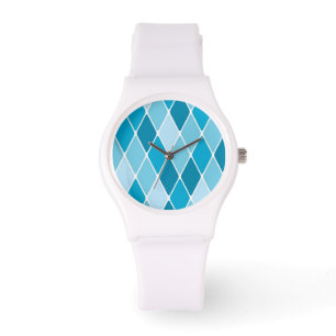 Harlequin winterpatroon horloge