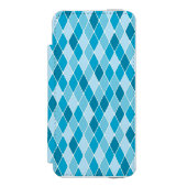 Harlequin winterpatroon incipio iPhone portemonnee hoesje (Voorkant Agenda)