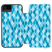 Harlequin winterpatroon incipio iPhone portemonnee hoesje (Agenda Open)
