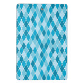 Harlequin winterpatroon mini klembord (Achterkant)