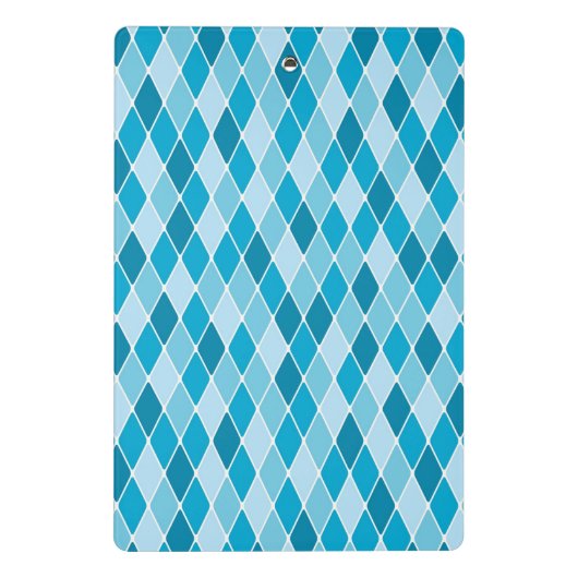 Harlequin winterpatroon mini klembord (Achterkant)