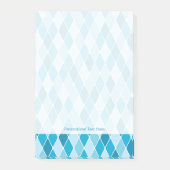 Harlequin winterpatroon post-it® notes (Voorkant)