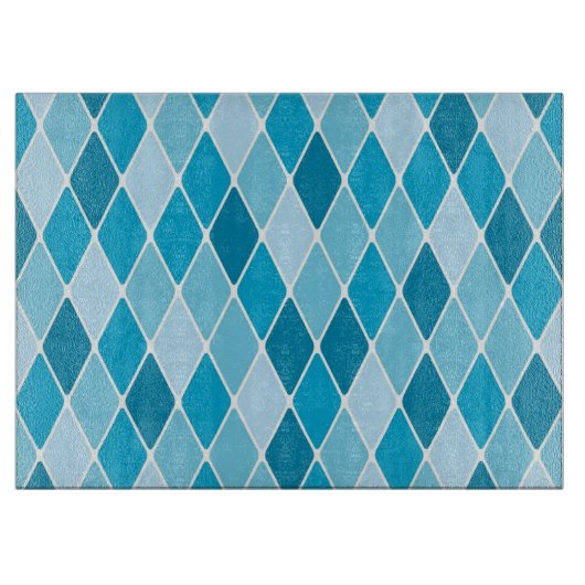 Harlequin winterpatroon snijplank (Voorkant)