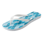 Harlequin winterpatroon teenslippers (Schuin)