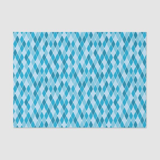 Harlequin winterpatroon tissuepapier (Voorkant)