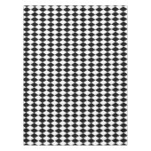 Harlequin, zwart en wit tafelkleed (Voorkant)