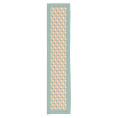Harlequine Diagonal in Pastels Monogram Korte Tafelloper (Voorkant)