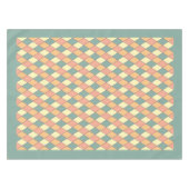  Harlequine Diagonal in Pastels Monogram Tafelkleed (Voorkant (Horizontaal))