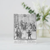 Harlequin's loterij briefkaart (Staand voorkant)