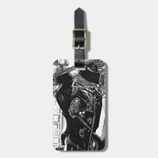 Harley Bagagelabel (Voorkant verticaal)