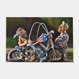 Harley Biker DoorMat Cartoon Deurmat