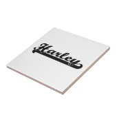 Harley Classic Retro Name Design Tegeltje (Zijkant)