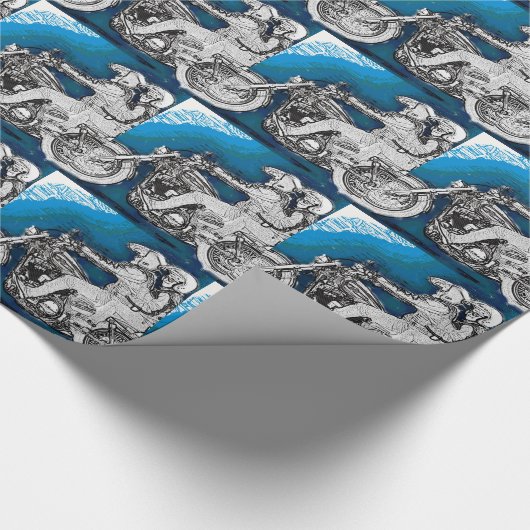 Harley D Bikies Cadeaupapier (Hoek)