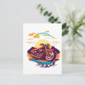 Harley-Davidson 1 Briefkaart (Staand voorkant)