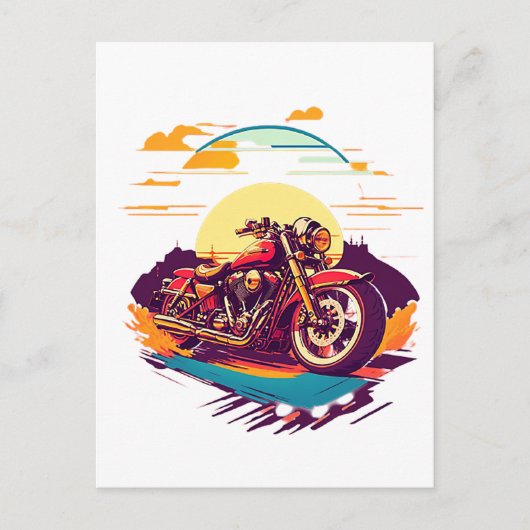 Harley-Davidson 1 Briefkaart (Voorkant)