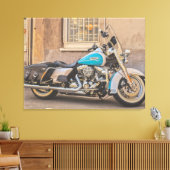 Harley Davidson Canvas Afdruk (Insitu (Woonkamer))