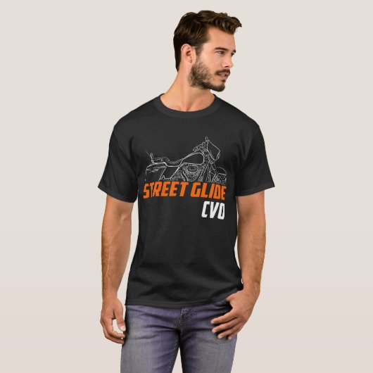 Harley-Davidson CVO Street Glide FLHXSE 2010-2012 T-shirt (Voorkant volledig)