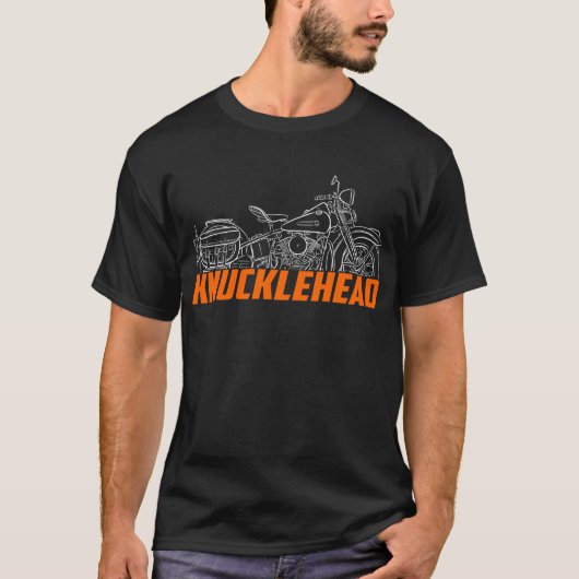 Harley-Davidson E EL 1940-1947 + Tassen T-shirt (Voorkant)
